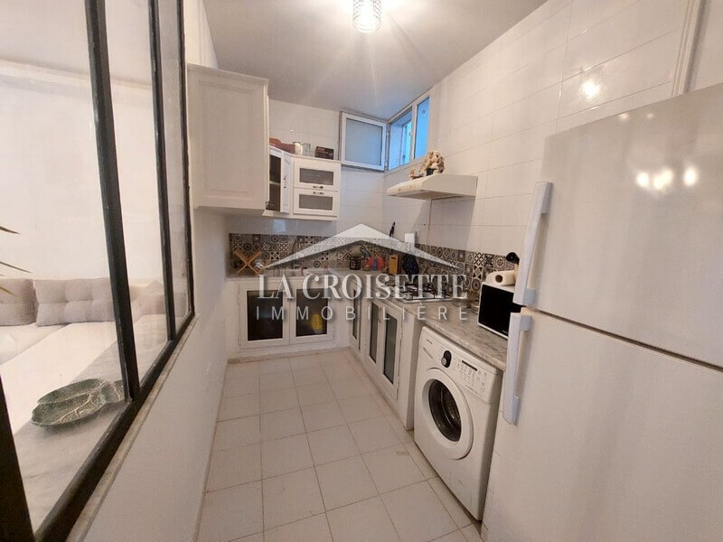 Appartement meublé S+2 avec jardin à La Marsa